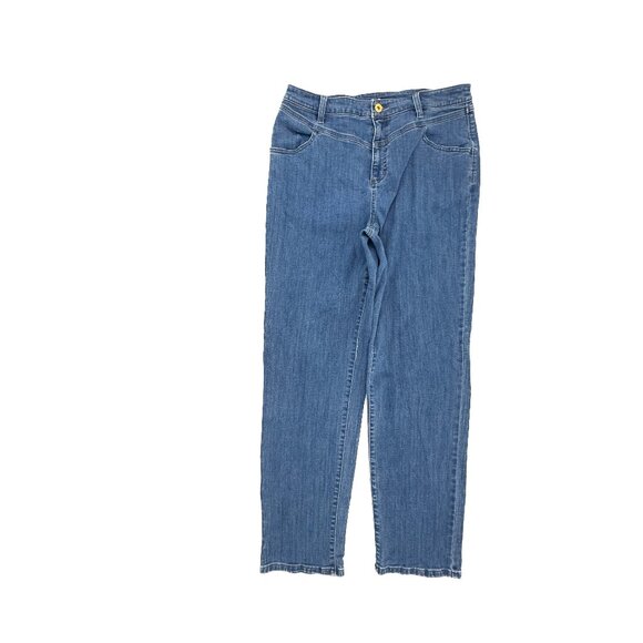 INC Straight Leg Women's size 14 Medium Wash Blue Denim Jeans - Picture 1 of 5